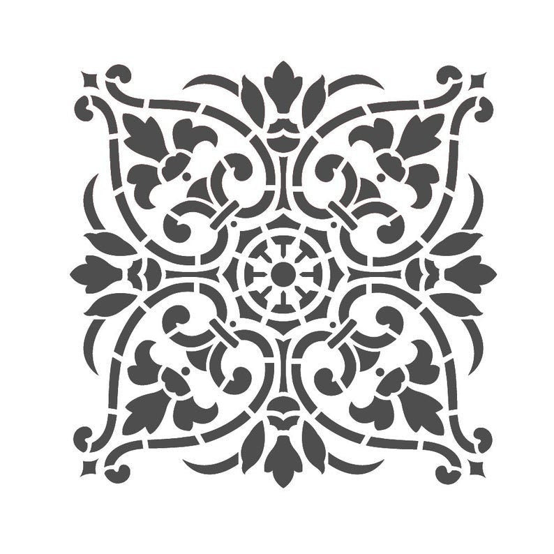 Schablone,  Marokkanisch , Muster marokko, orientalisch , Airbrushschablone, DIN A 4 , stencil, Wandtattoo,
