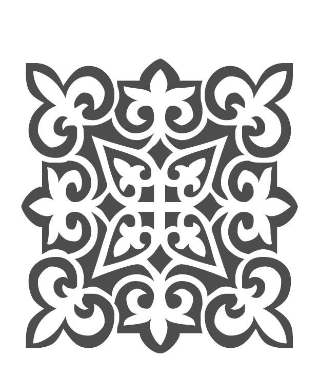 Schablone Ornament, Marokkanisch, orientalisch , Airbrushschablone, stencil, Wandtattoo, wanddecor Aktiv Fotos