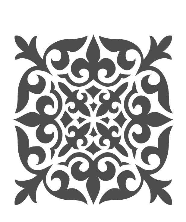 Schablone Ornament, Marokkanisch, orientalisch , Airbrushschablone, stencil, Wandtattoo, wanddecor Aktiv Fotos