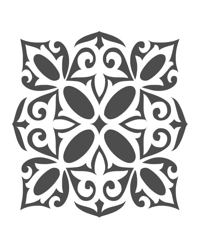 Schablone Ornament, Marokkanisch, orientalisch , Airbrushschablone, stencil, Wandtattoo, wanddecor Aktiv Fotos