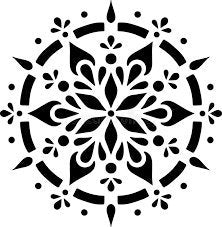 Schablone Ornament ,  Mandala , marokkanische stencil orientalisch wandtattoo, wanddecor Aktiv Fotos