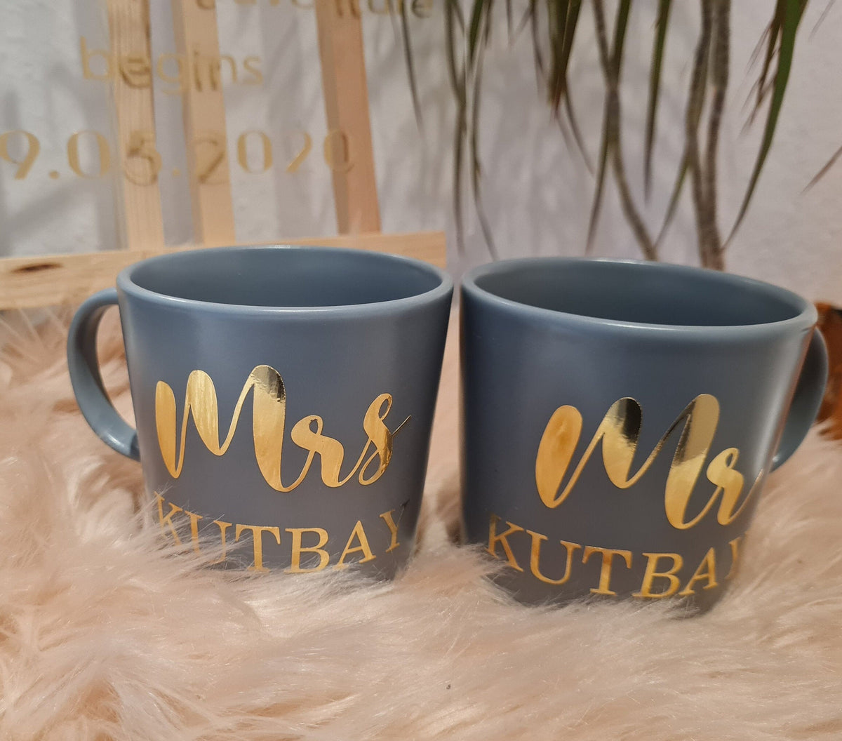 Hochzeitstassen ,Tassen set,  Mr &Mrs, wedding,  Paartassen, personalisierte Tassen,  Kaffeetasse, Kaffeebecher