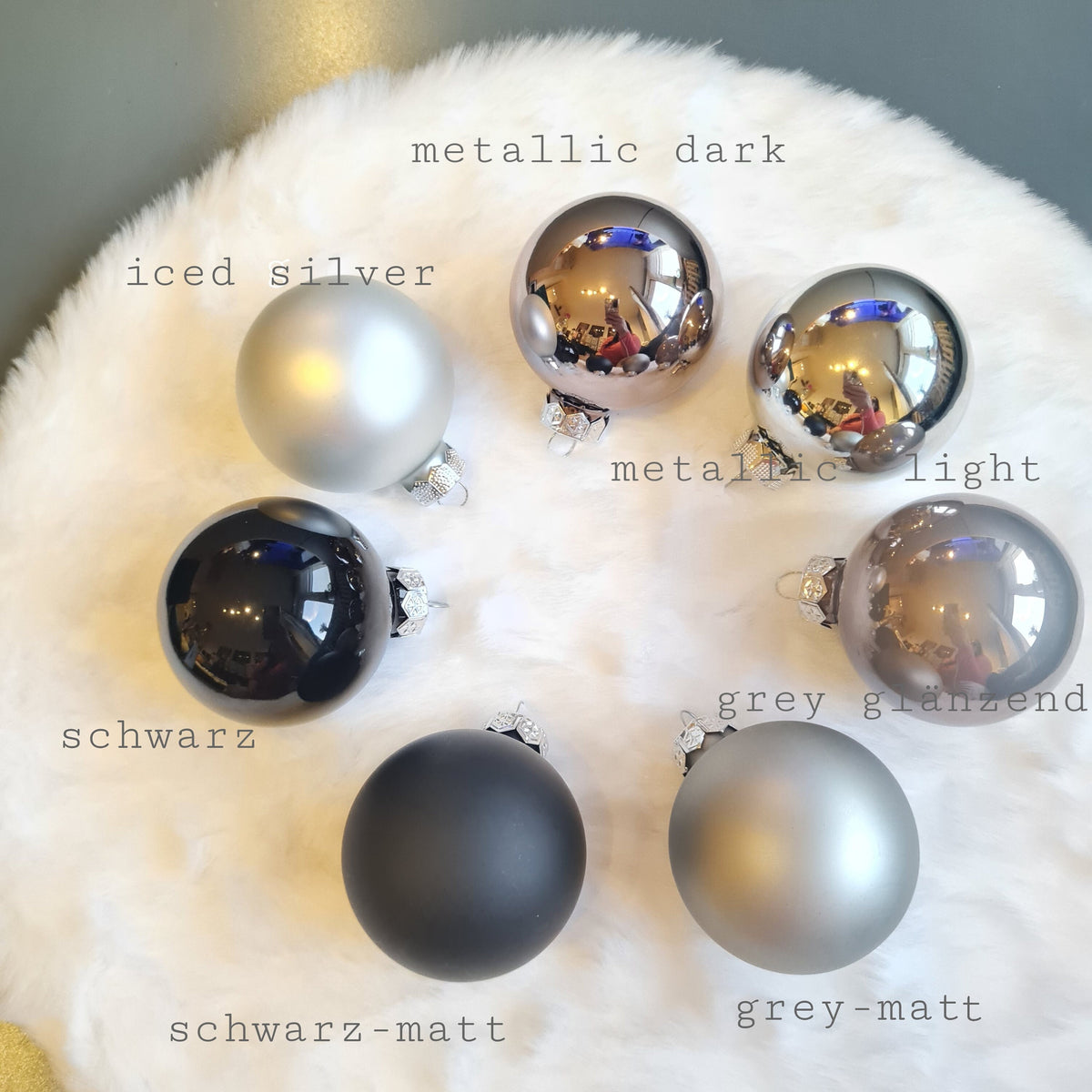 6 cm  Glas Weihnachtskugel  personalisiert,  Christbaumkugel, personalisiert Weihnachtsschmuck Glaskugel,