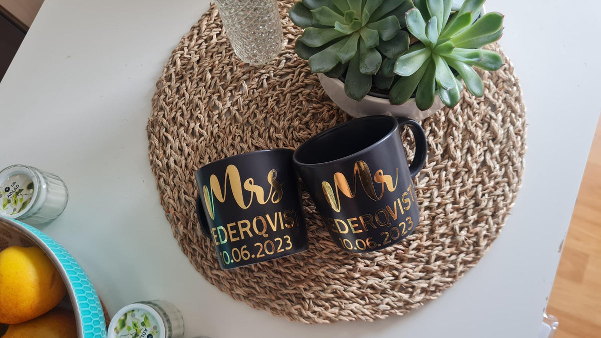 Hochzeitstasse ,Tasse ,  Mr &Mrs, wedding,  Paartasse, personalisierte,  Kaffeetasse, Kaffeebecher