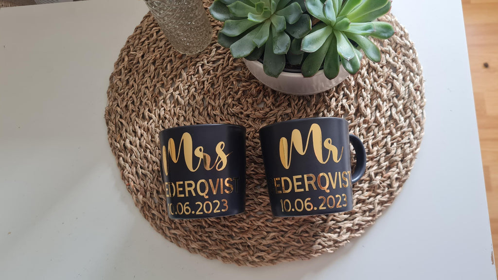 Hochzeitstasse ,Tasse ,  Mr &Mrs, wedding,  Paartasse, personalisierte,  Kaffeetasse, Kaffeebecher
