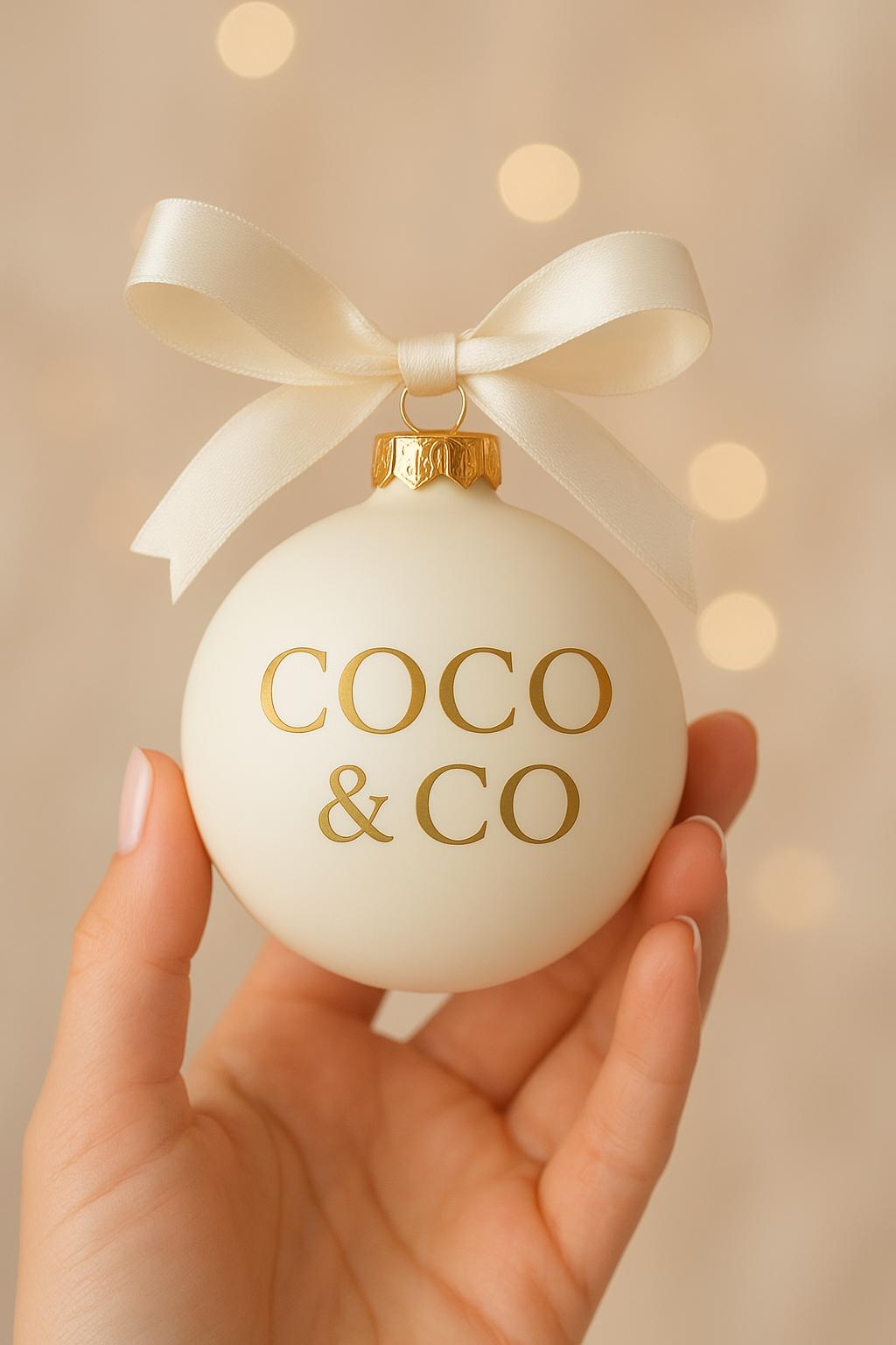 Logo branding Weihnachtskugel 6cm , personalisiert, Christbaumkugel,  Weihnachtsschmuck Firmenlogo, Glas,  6cm